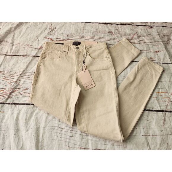 NYDJ Ami Skinny Jeans in Feather Wash Size 0 NWT - Picture 3 of 7